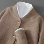 Harry - Men's Cashmere Cardigan with Button Front and Ribbed Trim