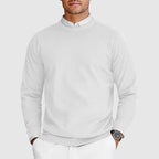 Henrik - Men's Ribbed Crew Neck Pullover Sweater