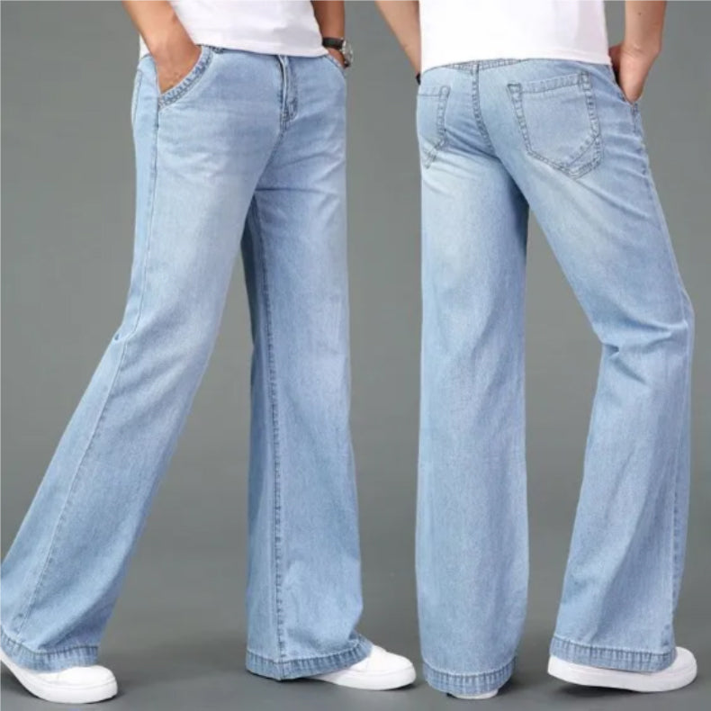 Jarrett - Men's Flared Bootcut Jeans with Reinforced Seams