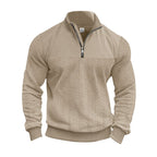 Jason - Men's Textured Quarter-Zip Sweatshirt 3