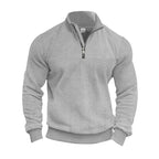 Jason - Men's Textured Quarter-Zip Sweatshirt 6