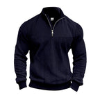 Jason - Men's Textured Quarter-Zip Sweatshirt 7