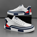 Jericho - Men's Lace-Up Low-Top Sneakers with Mesh Panels
