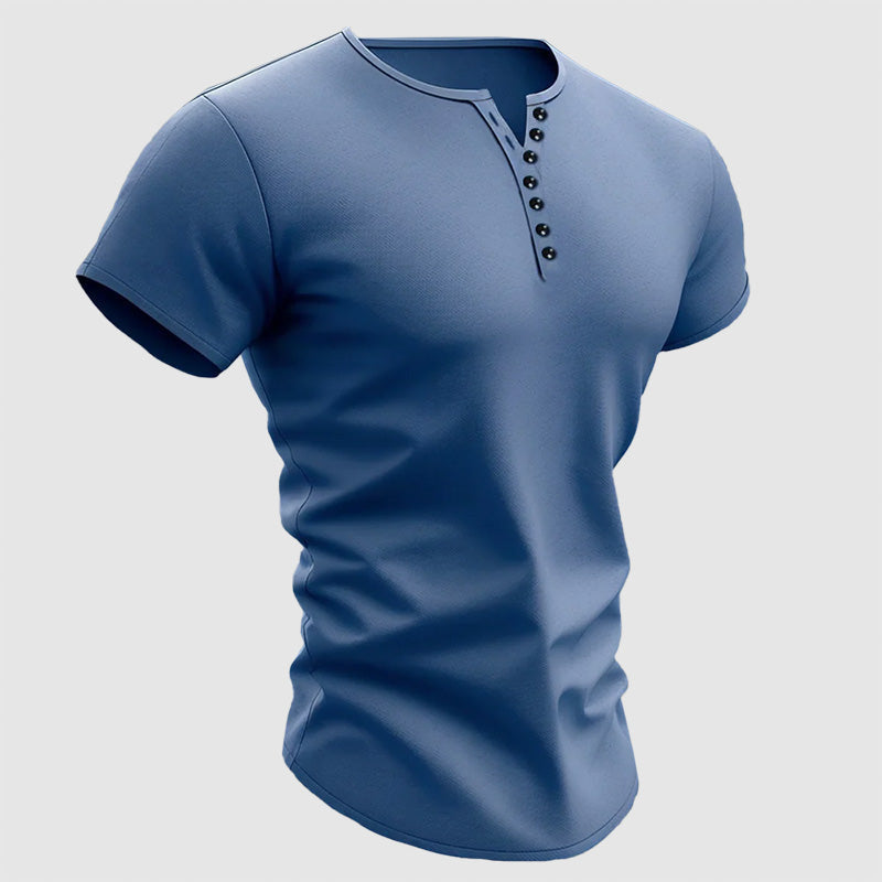 Karter - Men's Henley Short-Sleeve Shirt