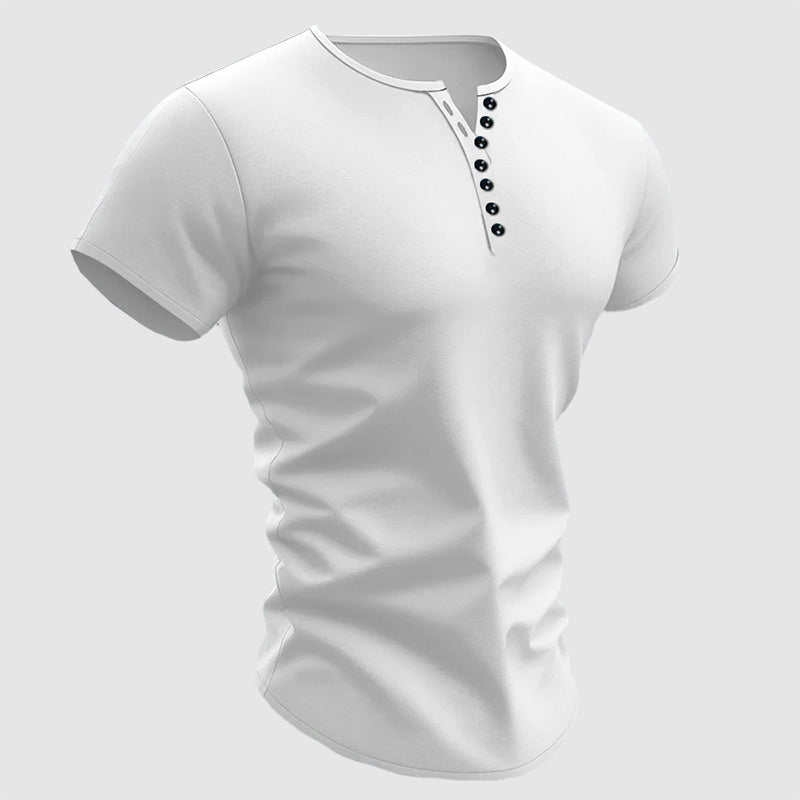 Karter - Men's Henley Short-Sleeve Shirt