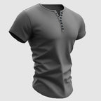 Karter - Men's Henley Short-Sleeve Shirt