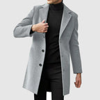 Matthias - Men's Notch-Lapel Wool-Blend Coat