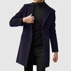 Matthias - Men's Notch-Lapel Wool-Blend Coat