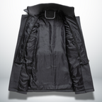 Orrin - Men's Wool-Blend Coat with Notch Lapels