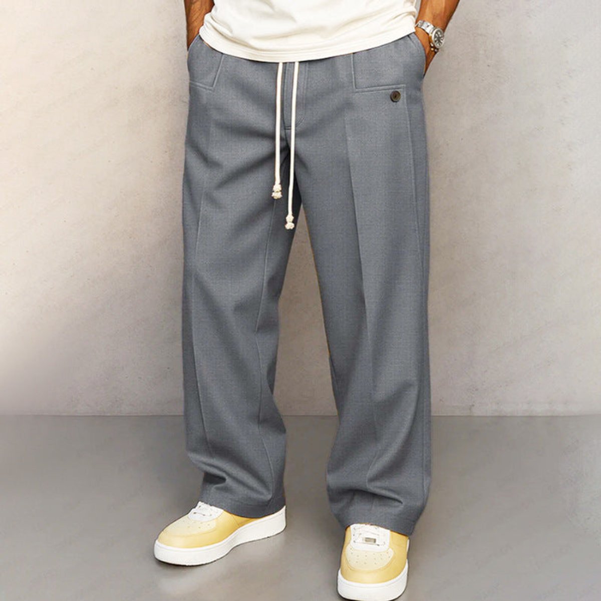 Orson - Men's Relaxed-Fit Drawstring Trousers