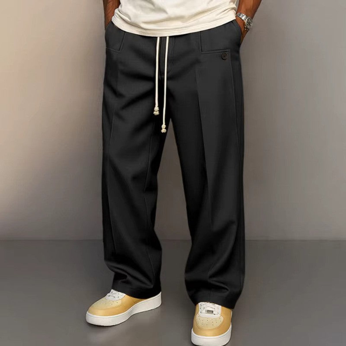 Orson - Men's Relaxed-Fit Drawstring Trousers