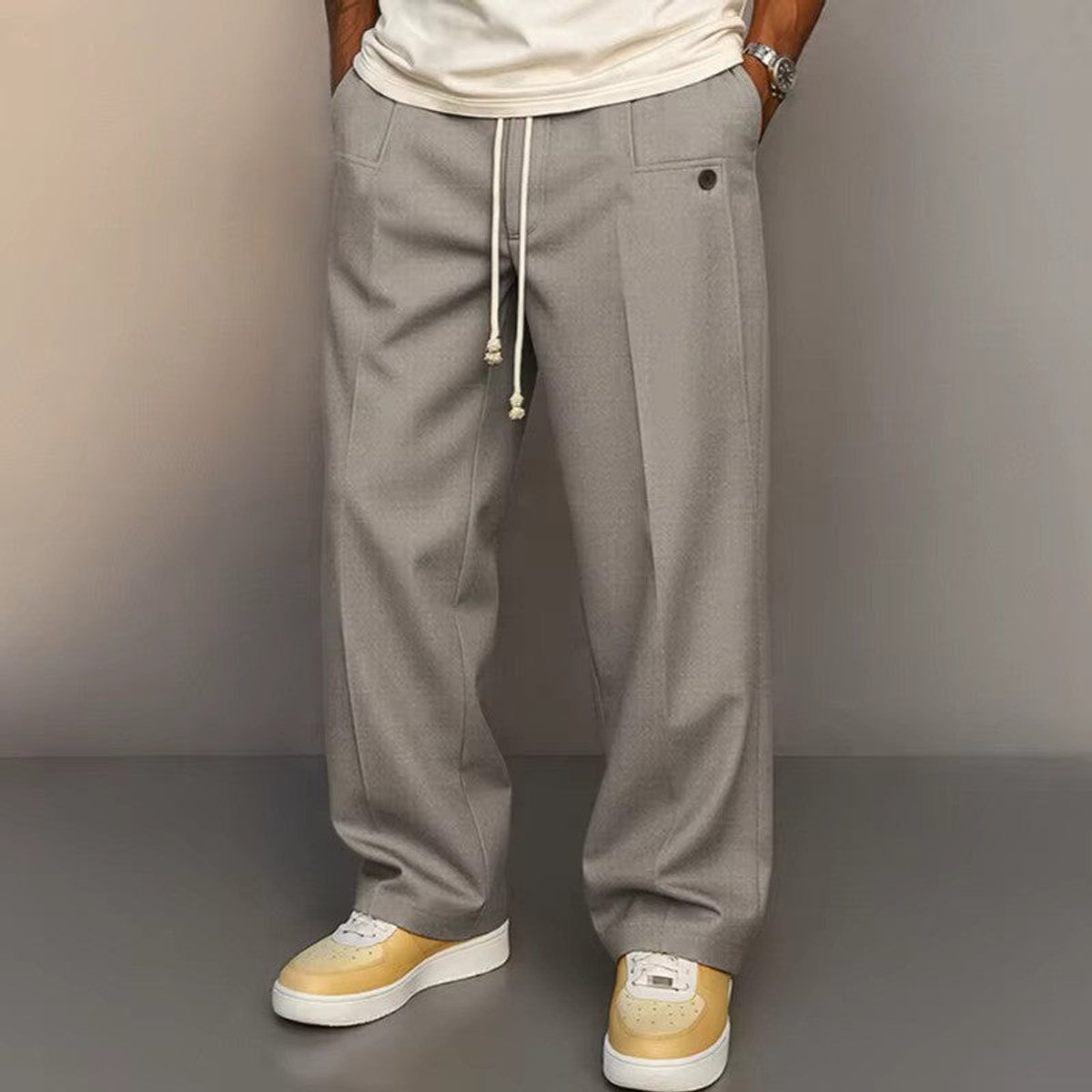 Orson - Men's Relaxed-Fit Drawstring Trousers
