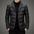 Orville - Men's Down-Insulated Blazer with Notch Lapels