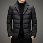 Orville - Men's Down-Insulated Blazer with Notch Lapels