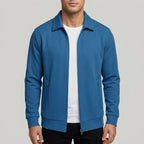 Parker - Men's Textured Bomber Jacket with Zip Front