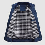 Robert - Men's Zip-Front Bomber Jacket with Ribbed Cuffs