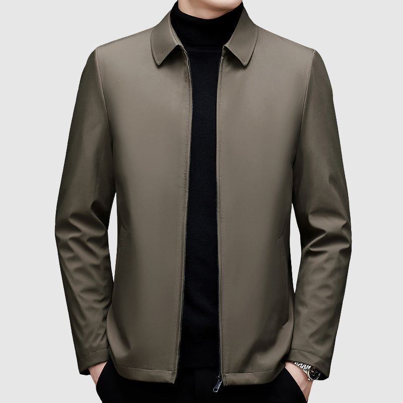 Rowan - Men's Polo Collar Down Jacket with Zipper