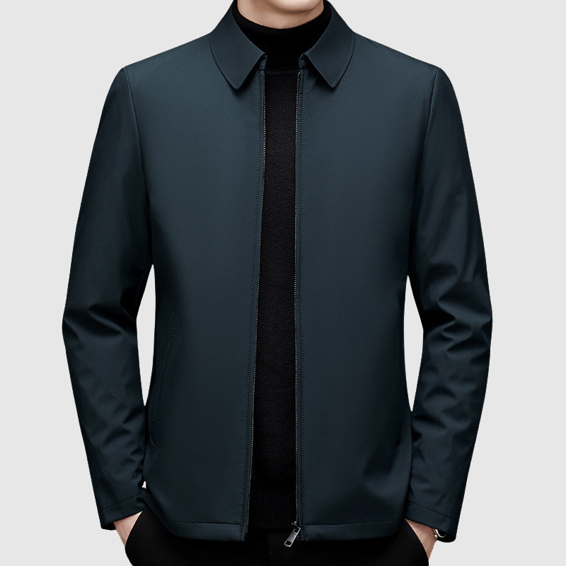 Rowan - Men's Polo Collar Down Jacket with Zipper