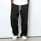 Shane - Men's Waffle Knit Wide-Leg Loose-Fit Pants 2
