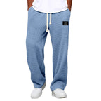 Shane - Men's Waffle Knit Wide-Leg Loose-Fit Pants 5