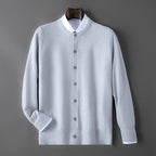 Spencer - Men's Crew Neck Button-Up Knit Cardigan 1