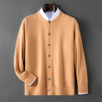 Spencer - Men's Crew Neck Button-Up Knit Cardigan 2