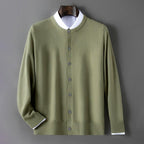 Spencer - Men's Crew Neck Button-Up Knit Cardigan 4