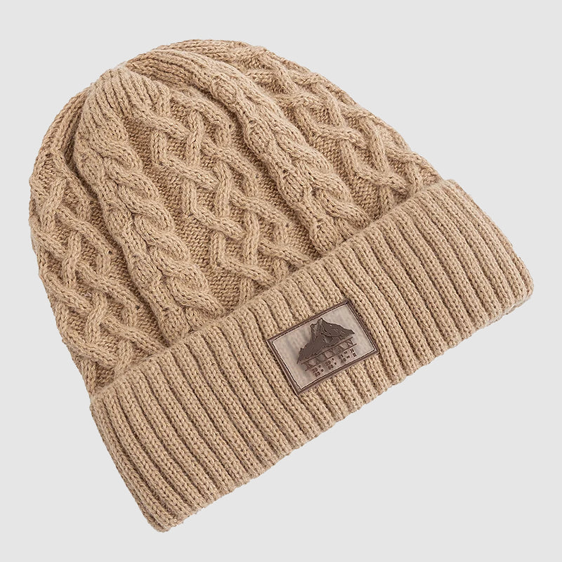 Stockholm - Ribbed Knit Beanie with Fleece-Lined Interior