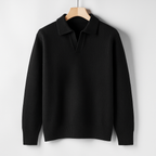 Teddy - Men's Ribbed Polo Pullover Knit