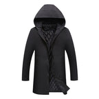 Tobias - Men's Insulated Parka with Quilted Lining and Drawstring Hood
