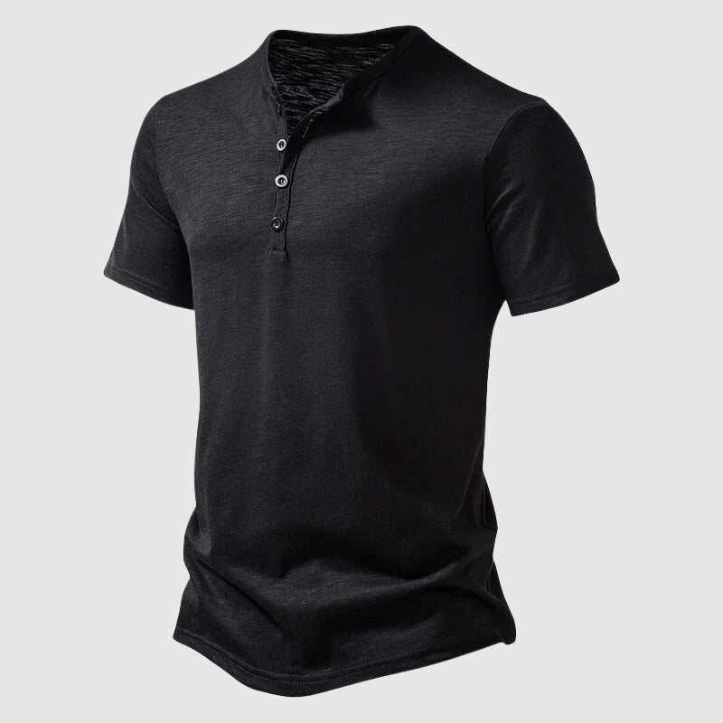 Tobias - Men's Short-Sleeve Henley Shirt
