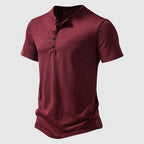 Tobias - Men's Short-Sleeve Henley Shirt