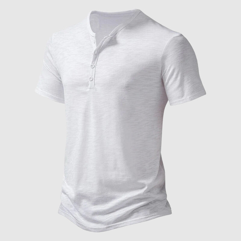 Tobias - Men's Short-Sleeve Henley Shirt