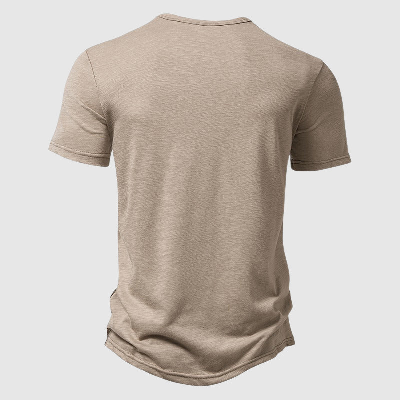 Tobias - Men's Short-Sleeve Henley Shirt