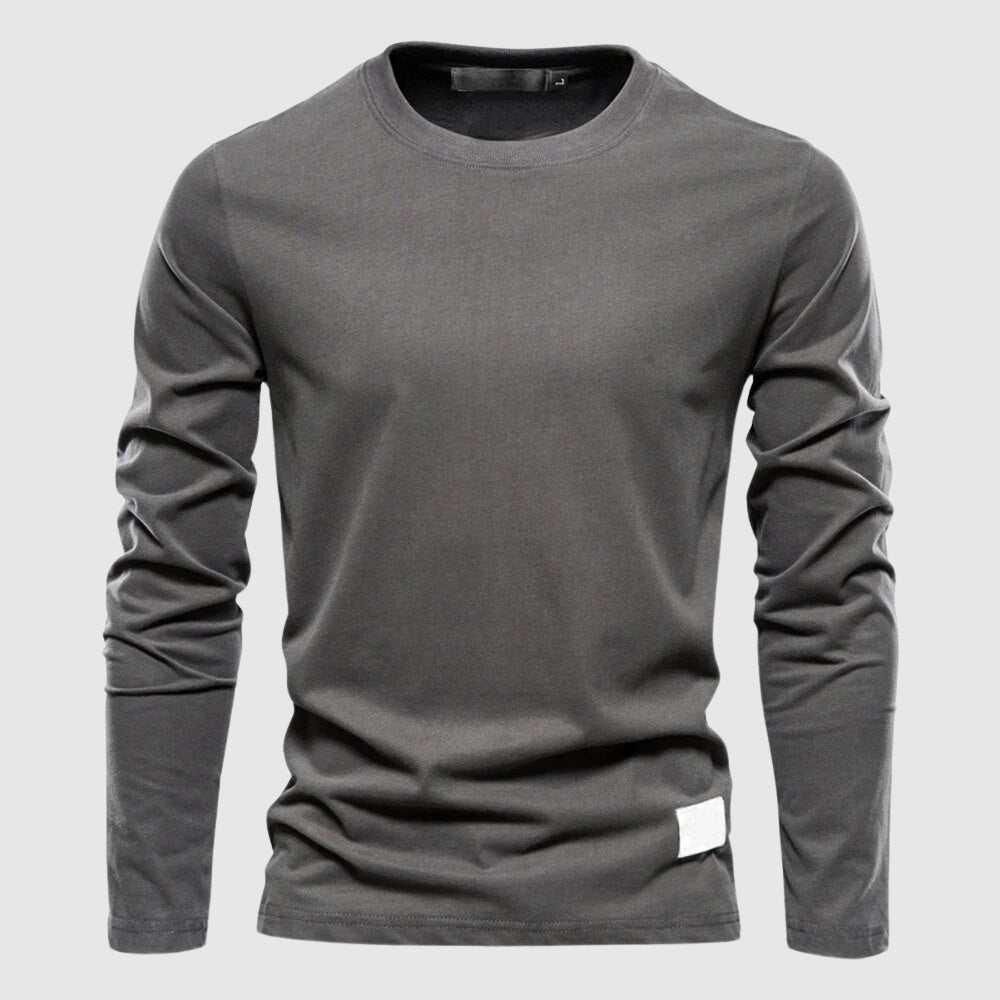 Tristan - Men's Crewneck Long-Sleeve Shirt