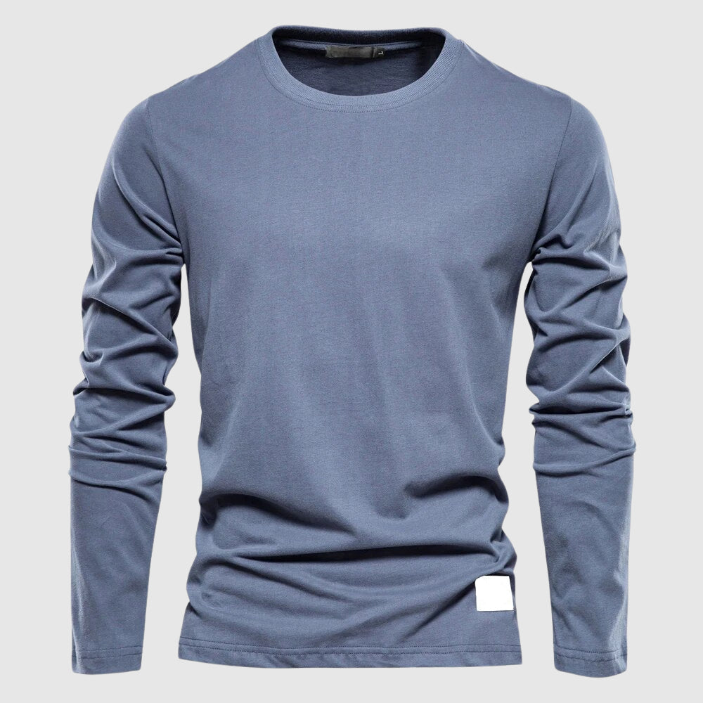 Tristan - Men's Crewneck Long-Sleeve Shirt