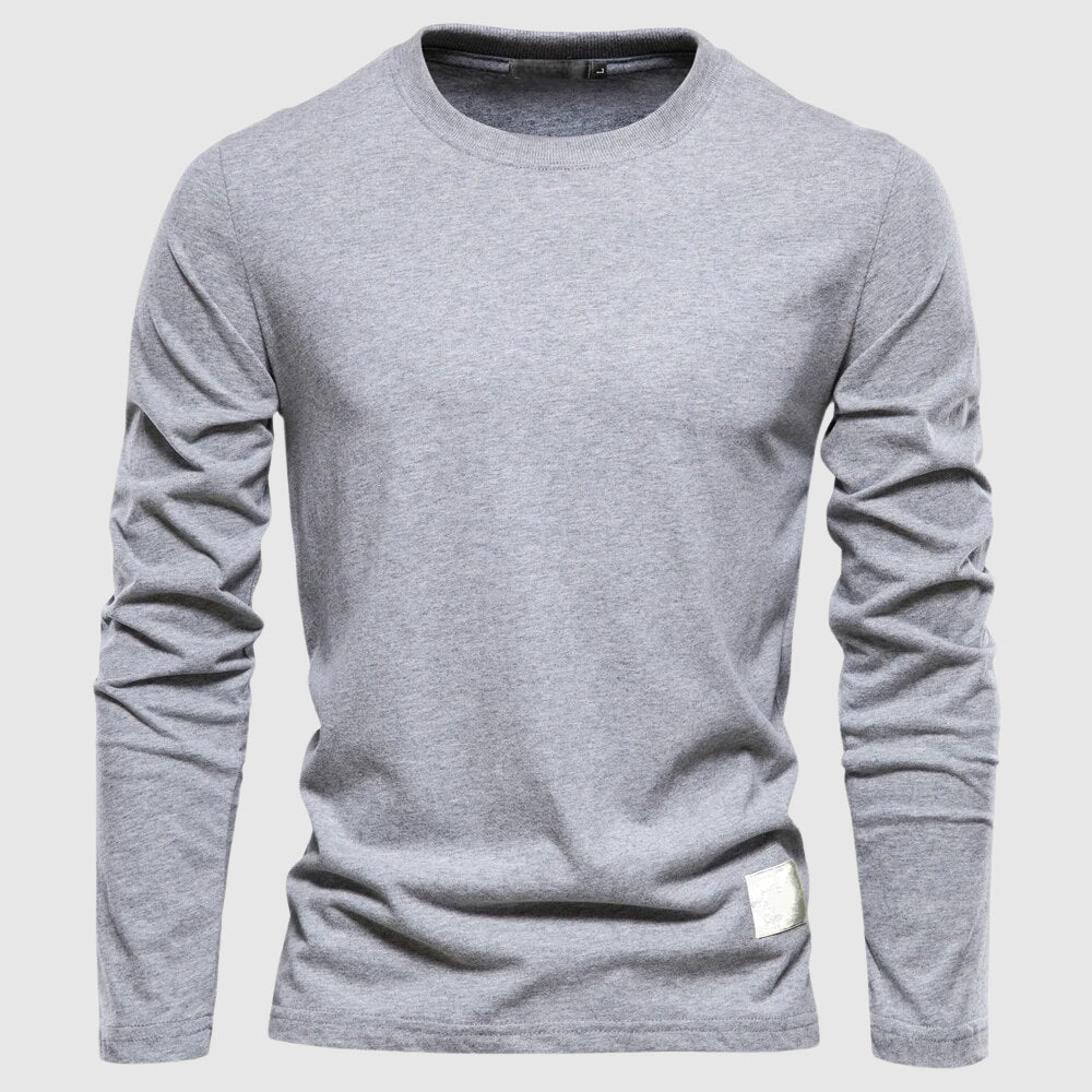 Tristan - Men's Crewneck Long-Sleeve Shirt