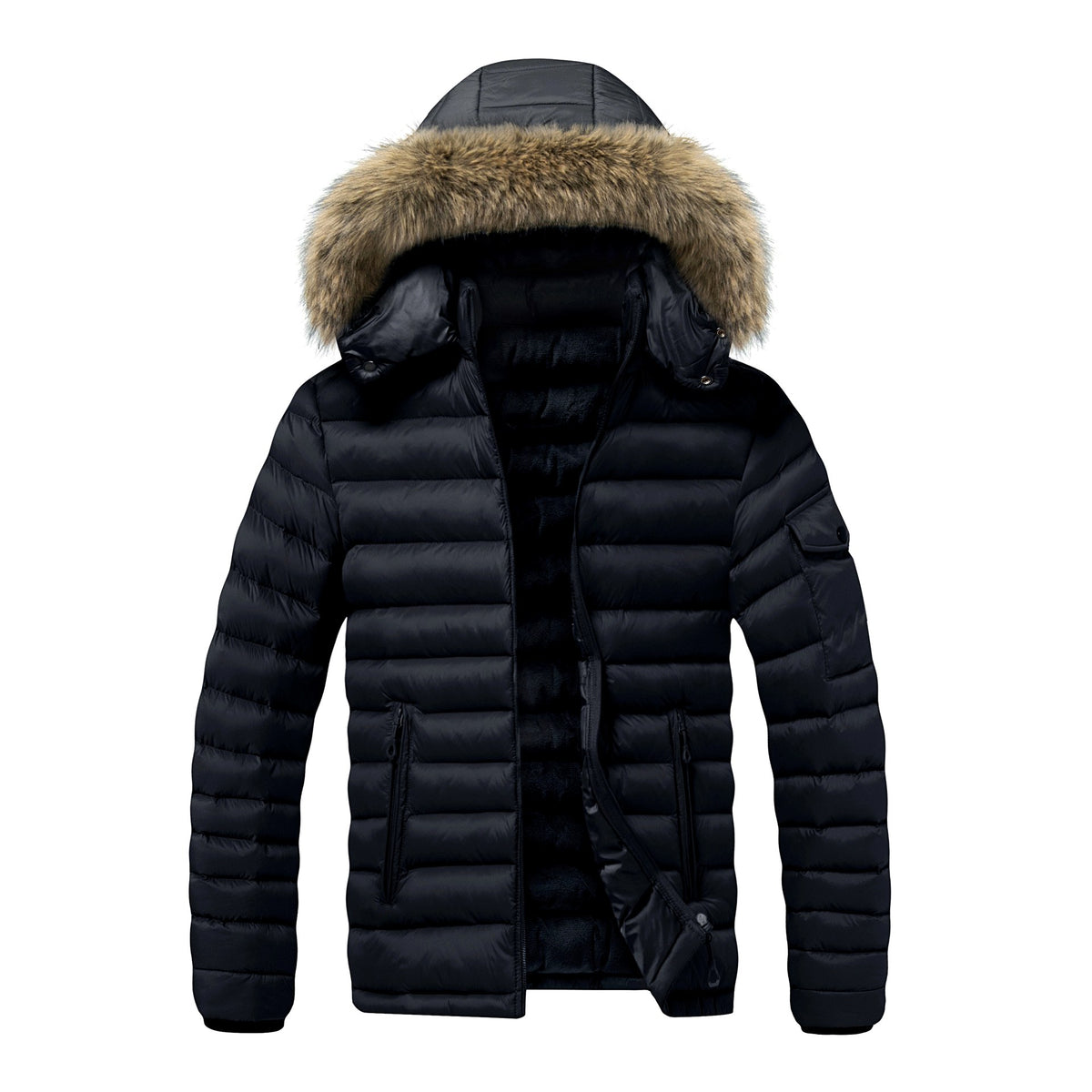 Tristan – Men's Fleece-Lined Winter Puffer Jacket 5
