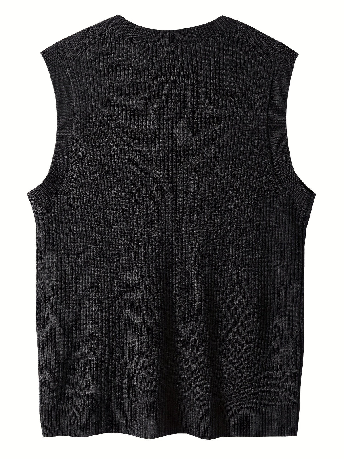 Victor - Men's Ribbed Sleeveless V-Neck Vest