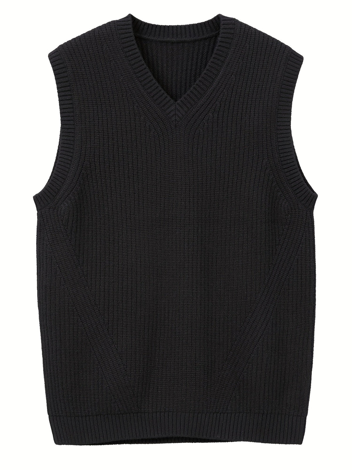 Victor - Men's Ribbed Sleeveless V-Neck Vest