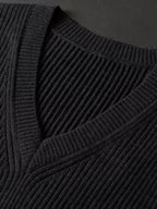 Victor - Men's Ribbed Sleeveless V-Neck Vest