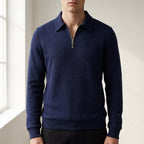 Vincent - Men's Quilted Quarter-Zip Pullover