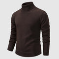 Walker - Men's Turtleneck Sweater with Ribbed Knit