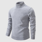 Walker - Men's Turtleneck Sweater with Ribbed Knit