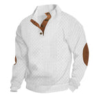 Warren - Men's Cable-Knit Quarter-Button Fall Sweater 1