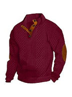 Warren - Men's Cable-Knit Quarter-Button Fall Sweater 4