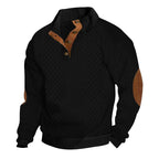 Warren - Men's Cable-Knit Quarter-Button Fall Sweater 5