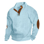 Warren - Men's Cable-Knit Quarter-Button Fall Sweater 6