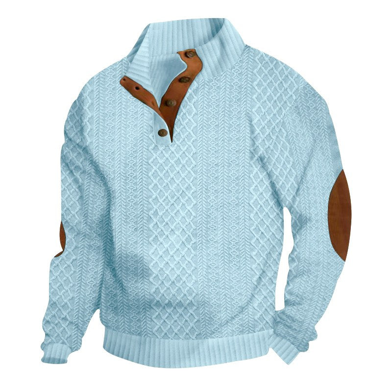 Warren - Men's Cable-Knit Quarter-Button Fall Sweater 6