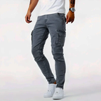 Wyatt - Men's Tapered Cargo Pants with Side Pockets